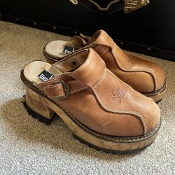 Rare Vintage London Underground Clogs 