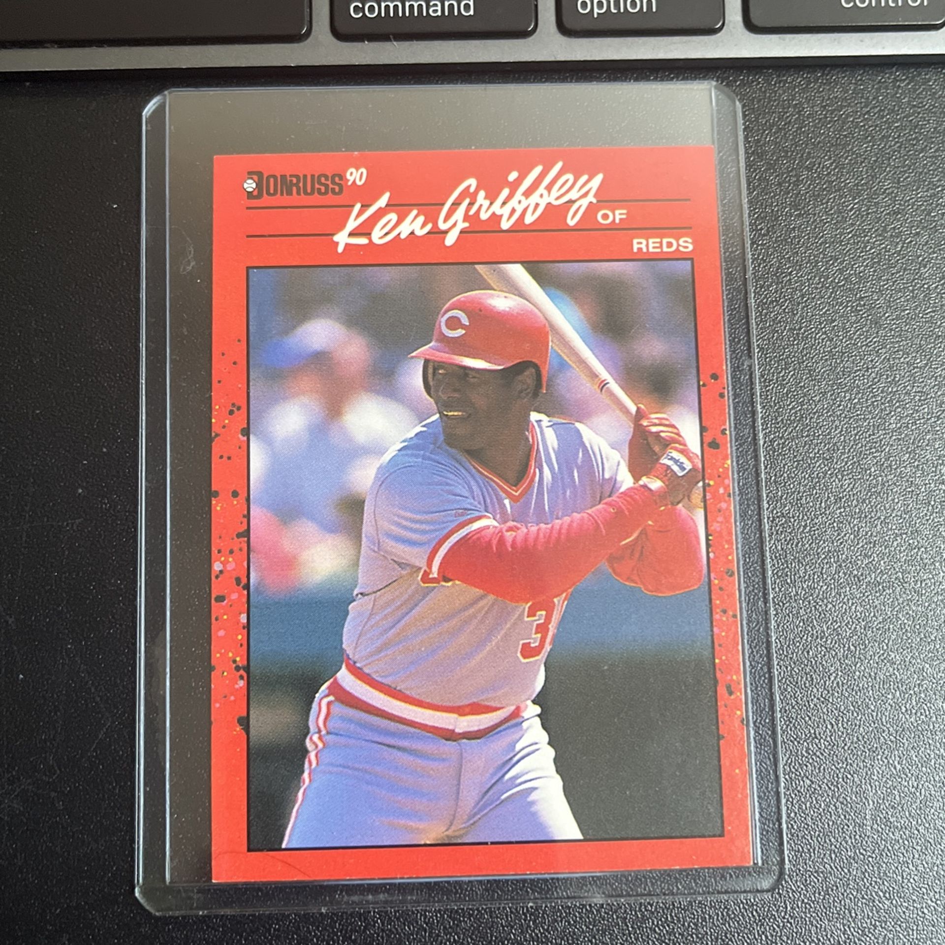 ERROR 1990 Donruss Baseball Card #469 Ken Griffey Sr. ERROR Height And Weight