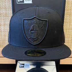 New Era 59Fifty Las Vegas Raiders Fitted Hat available in 7 to 7 1/2