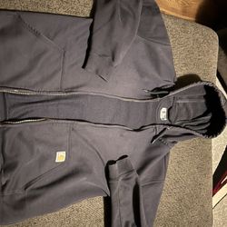 Navy Blue Carhartt Hoodie Medium 
