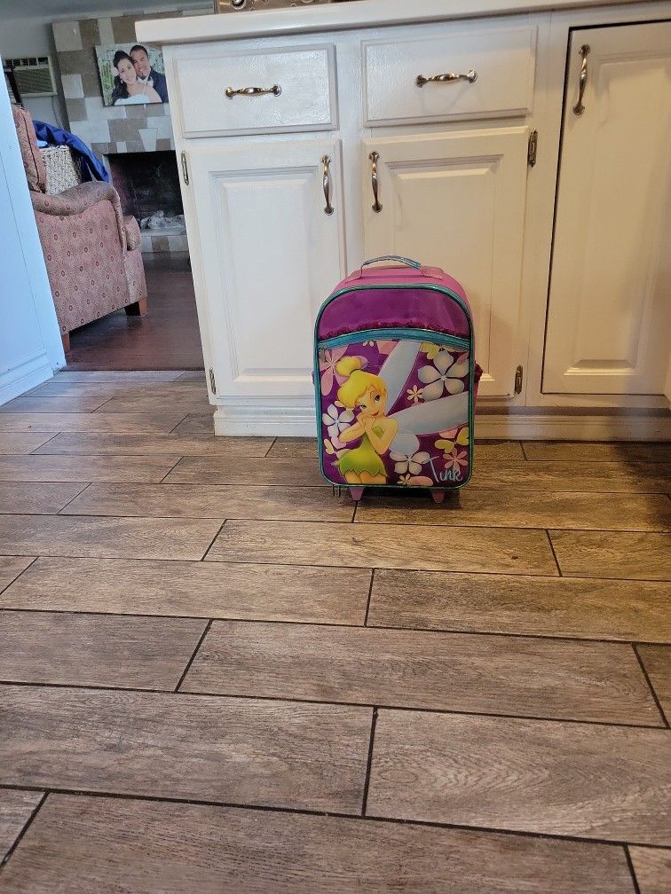 Tinkerbell Small Roller Luggage Bag