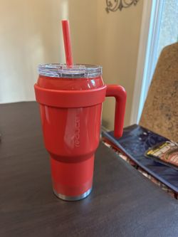 New REDUCE Red 40oz Tumbler With Straw