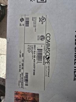 Commscope cat5e cable 1000'