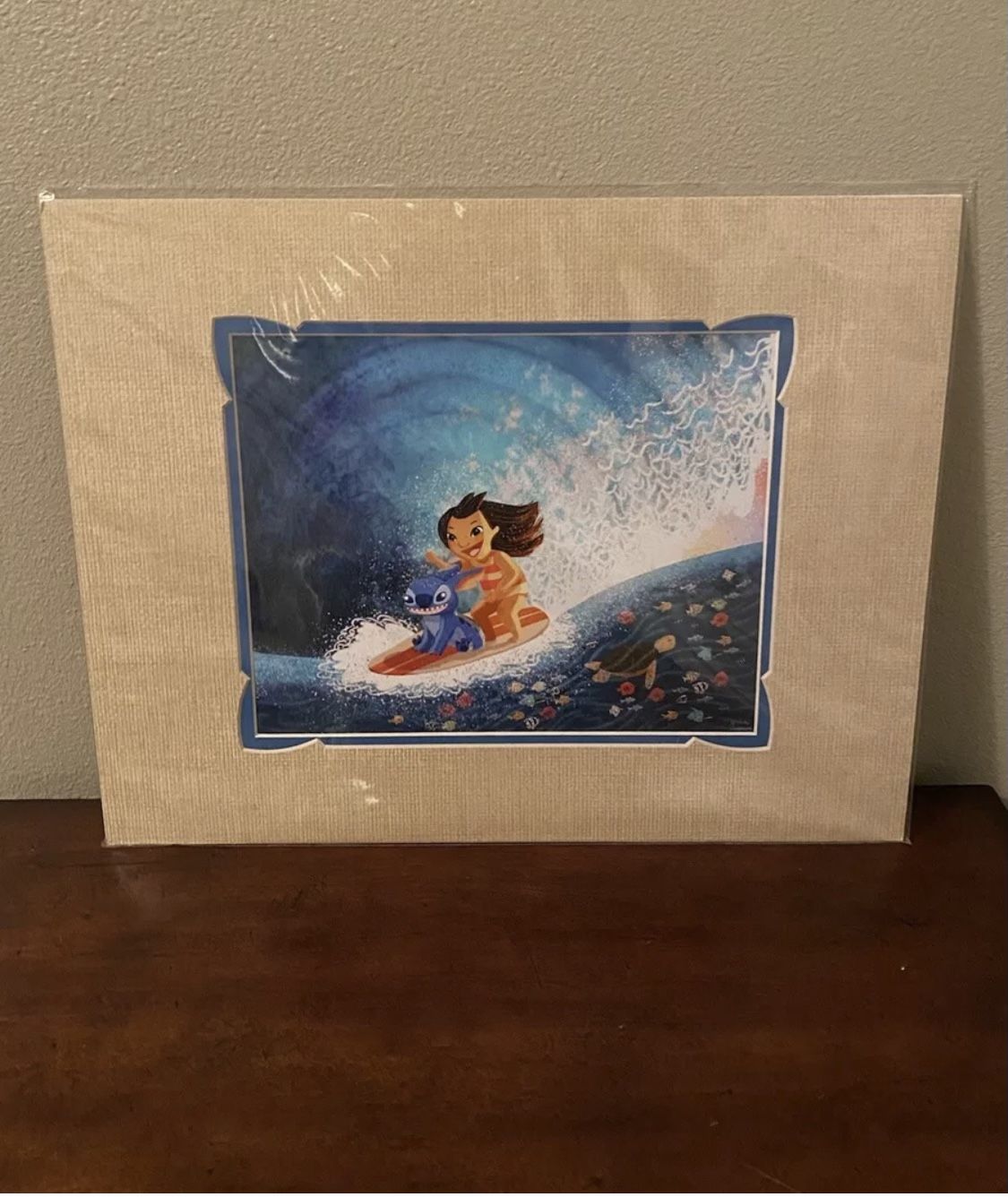 Disney WonderGround Lilo & Stitch Hawaiian Roller Coaster Print 