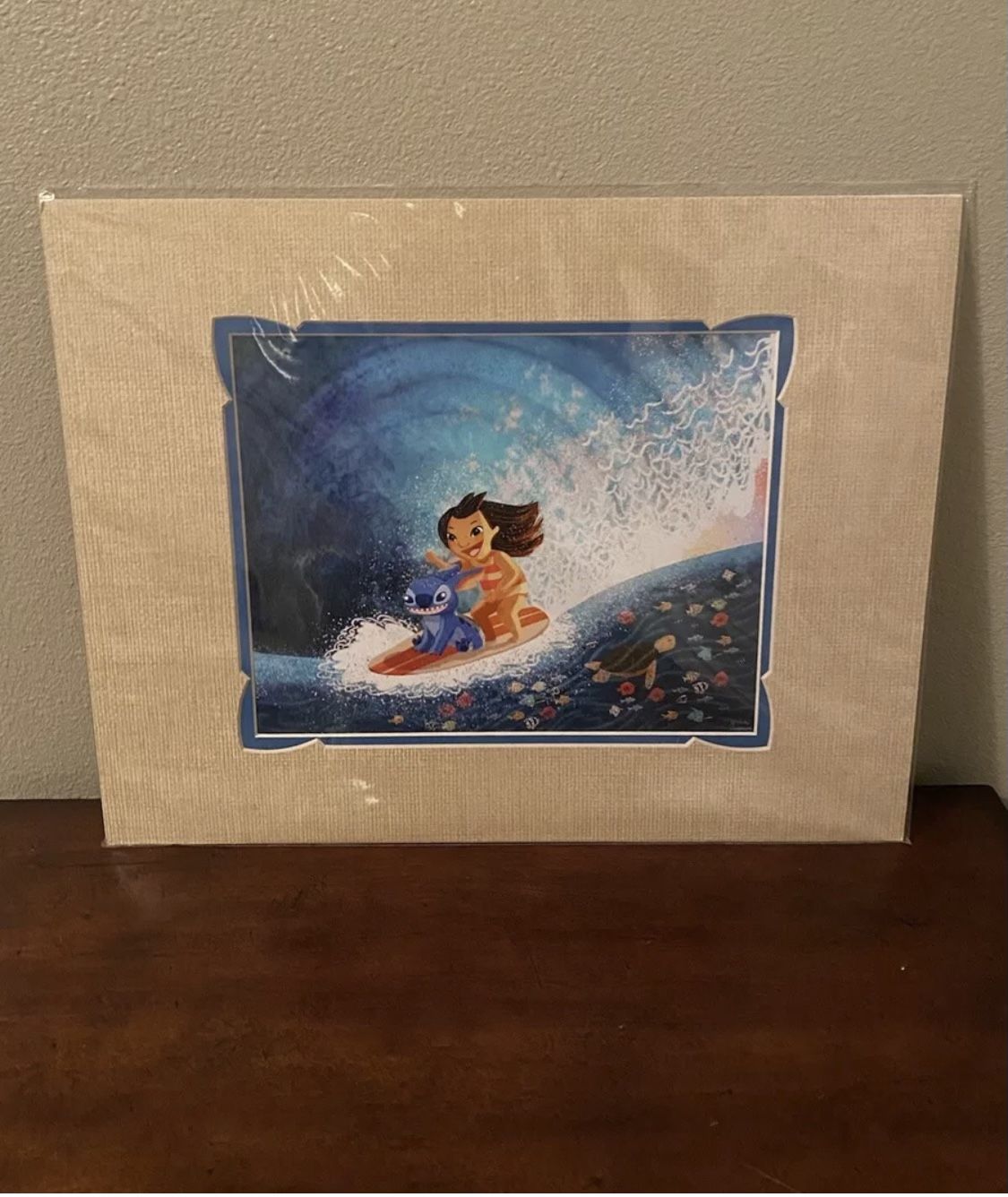 Disney WonderGround Lilo & Stitch Hawaiian Roller Coaster Print