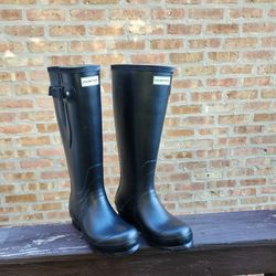 Hunter Rain Boots Black New Size US 7 