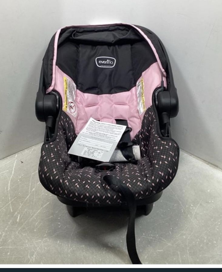 Evenflo NurtureMax Infant Car Seat with Base Olivia Pink)