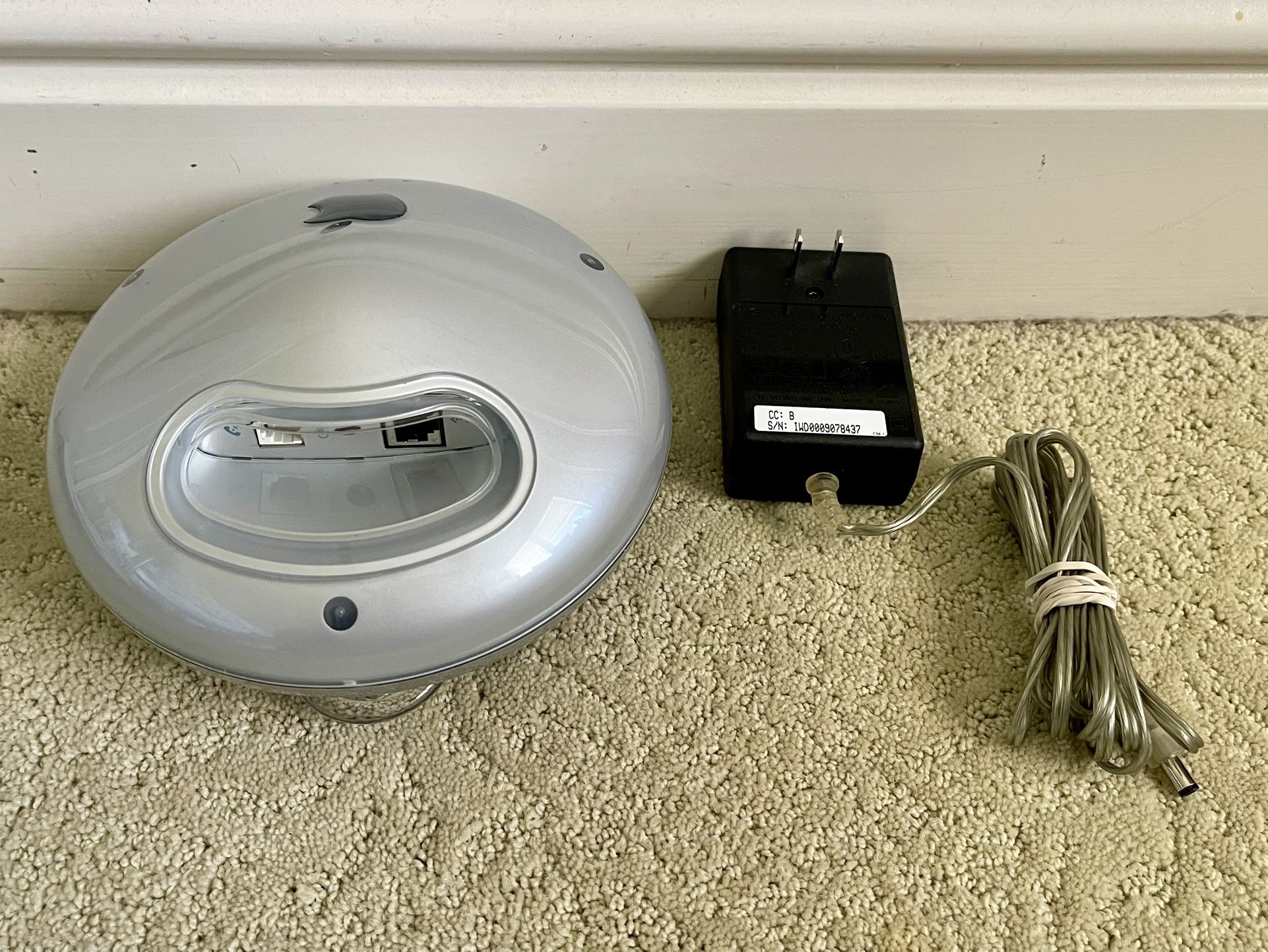 Vintage Apple Airport Base Station Graphite M7601LL/B M5757 Clean Tested