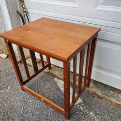 Small table (17 x 21) , and 22 inches high 