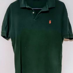 Polo Ralph Lauren Polo Shirt Mens  Embroidered Pony Forrest Green-Medium 