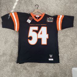 John Cena Mitchell And Ness Football Jersey Brand New