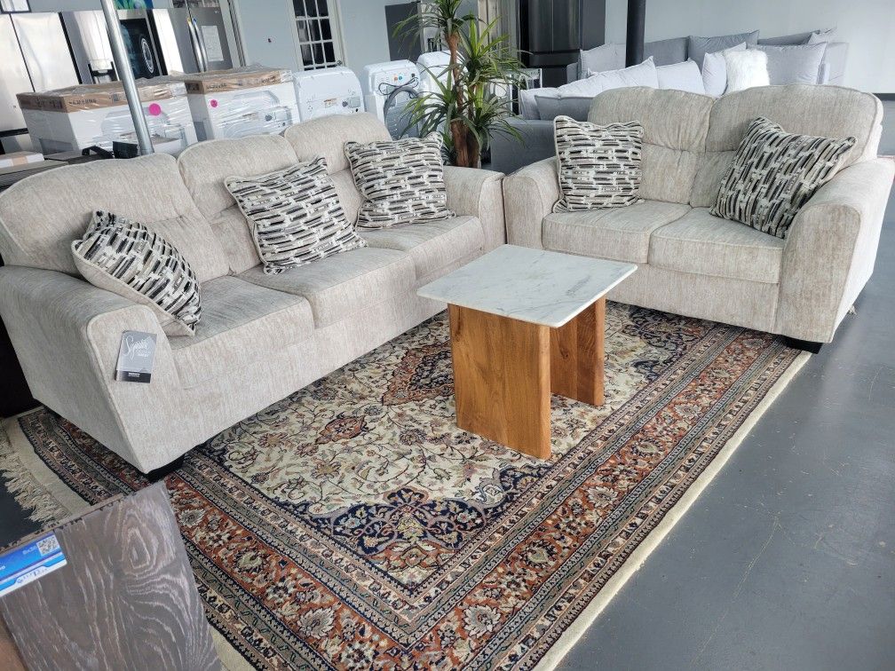 Nuevo Juego De Sala De 2🛋 Piezas Pagó Inicial Es De $54 No Se Necesita Crédito 💳