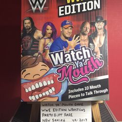 Watch YA’ Mouth Game WWE Edition Wrestling Party Gift Rare New Sealed YR-2017 