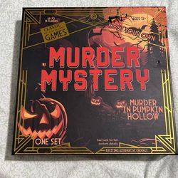 Murder mystery party game