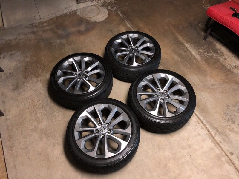 2014 Honda Accord Sport 18” Rims w/Tires