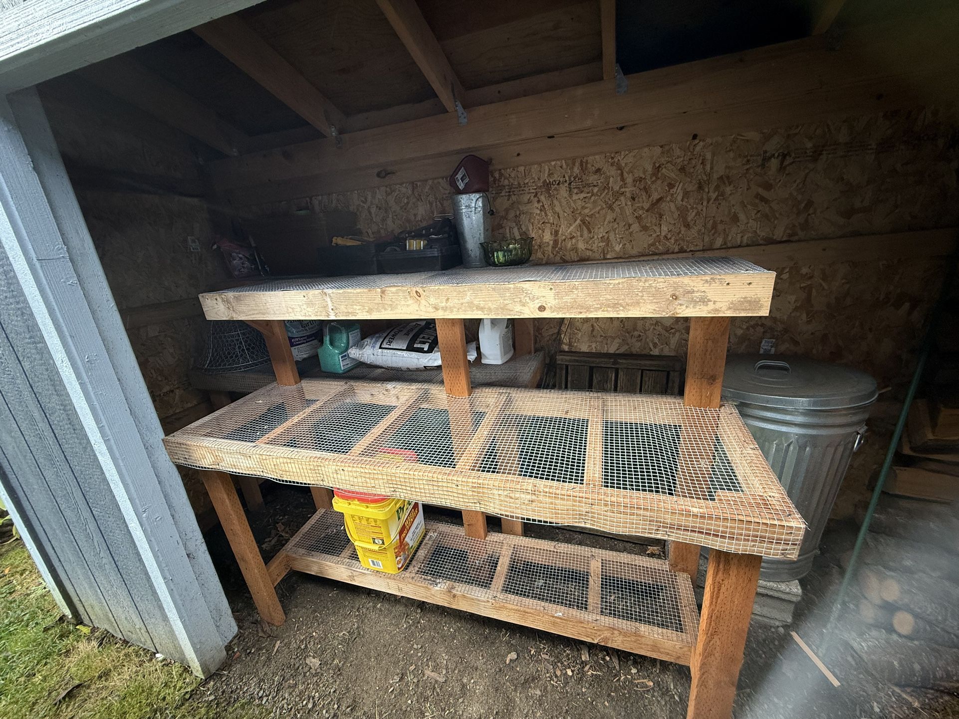 Outdoor Garden TABLE SHELF