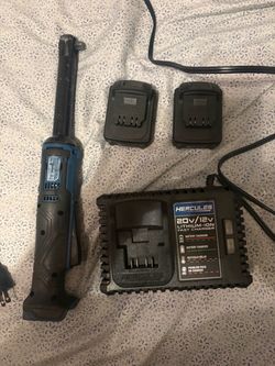 Hercules 20V Cordless Ratchet Kit – 2 Batteries + Fast Charger