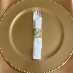 Napkin Bling Wraps With Utensils And Napkins