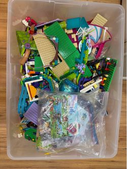 Lego friends and trolls lot bin