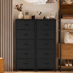 Modern Black 5-Drawer Storage Tower NEW IN BOX