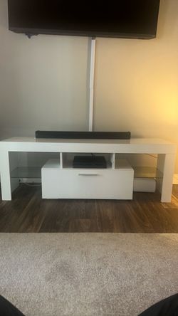 White Entertainment Center / TV Stand