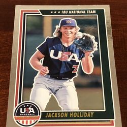 2022 Panini Stars and Stripes Jackson Holliday Baseball Card