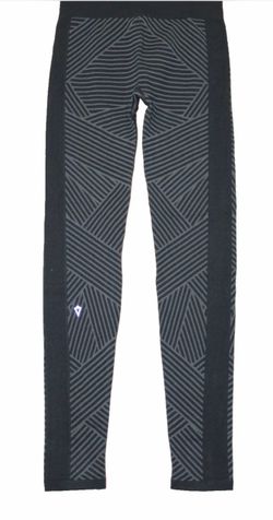 Ivivva by Lululemon Girls Leggings Size 10 Full-Length Black Gray Print