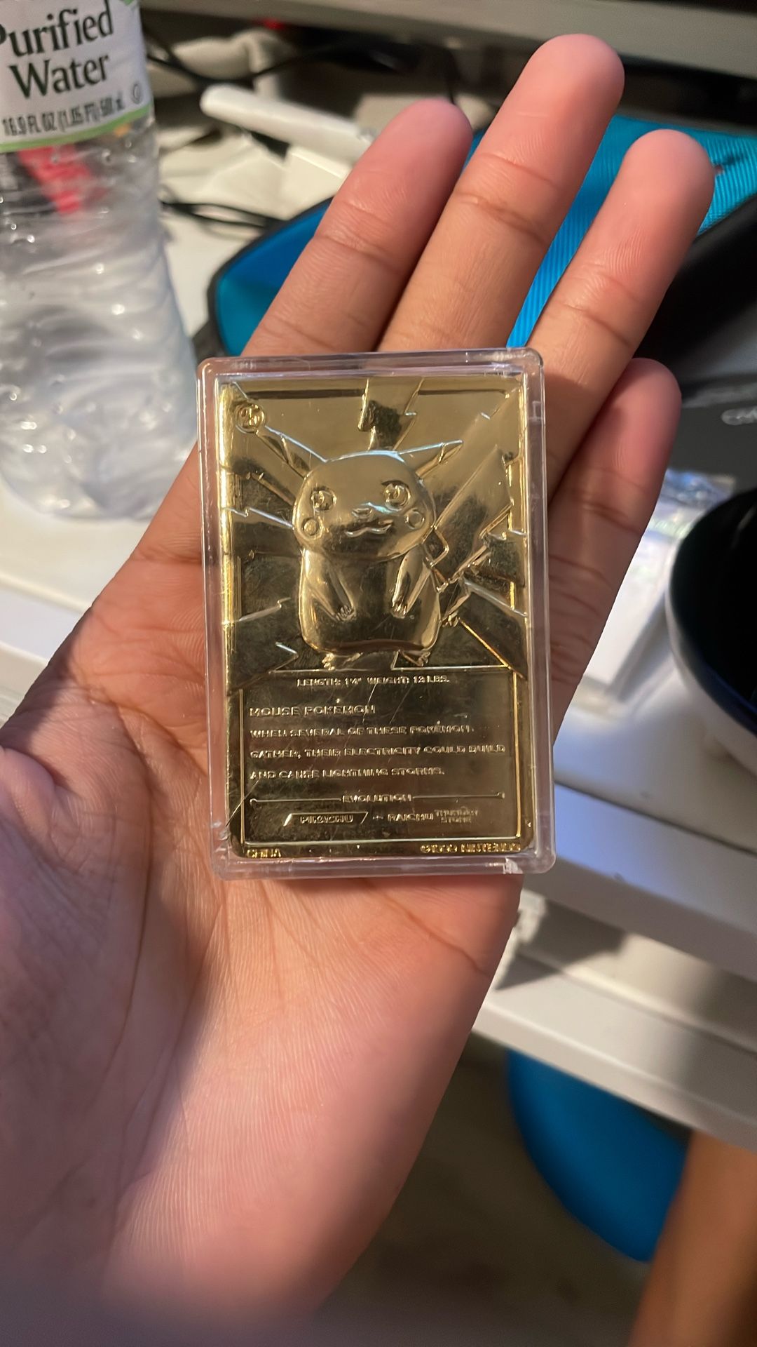 how much is a gold plated pokemon card worth 1999 JIGGLYPUFF Nintendo Pokemon 23K Gold Plated Trading Card #39 Poke –  ThrowbackBuys main image 1