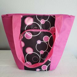 Pink Insulated Cooler Bag