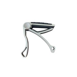 First Act Guitar Capo Silver Rubber Grip