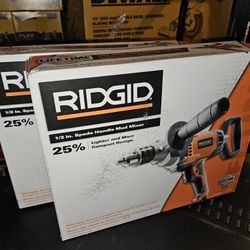 RIDGID

9 Amp Corded 1/2 in. Spade Handle Mud Mixer(FIRM 120.00)
-