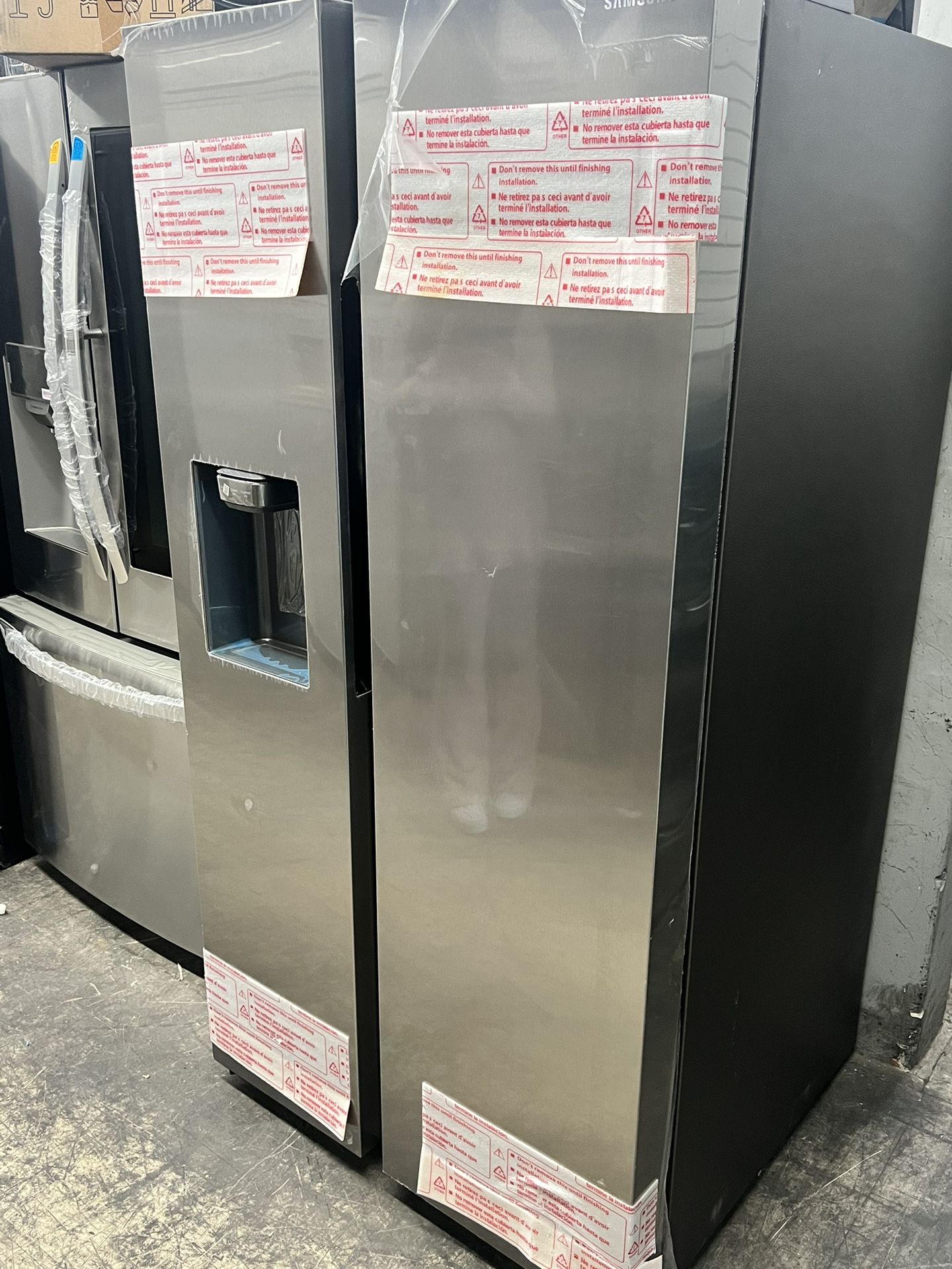 New Open Box Samsung Side By Side Stainless Steel Refrigerador