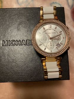 Michael Kors Rose Gold/White Watch