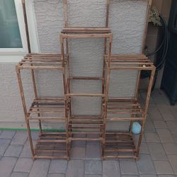 Wooden Plant Holder..$20