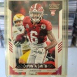 🏈 5 Card Lot - WR DeVonta Smith ROOKIE Cards 