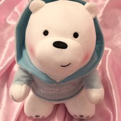 WE BARE BEARS Ice Bear Plush