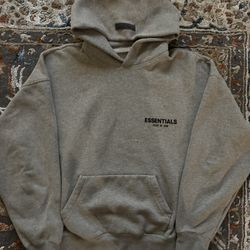 Essentials Dark Oatmeal Hoodie