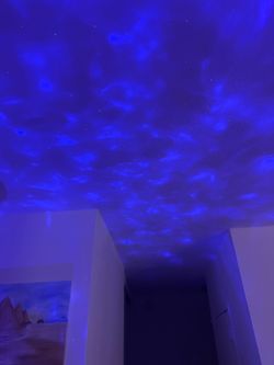 Starry Projector Light & Red/Blue Strobe Lights