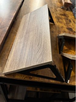 Wooden floating shelves 3pc
