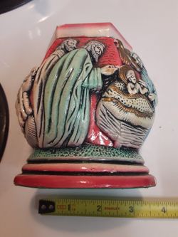 360° Three Wise Men Baby Jesus Scene Candle Holder