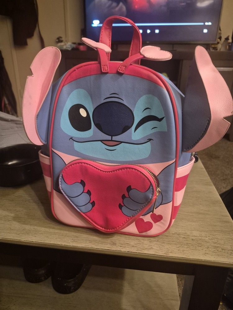 Stitch Valentines Mini Backpack