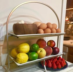 Cambridge Two-Tier Server with Plates