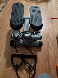 Sunny Health & Fitness Mini Stepper with Resistance Bands