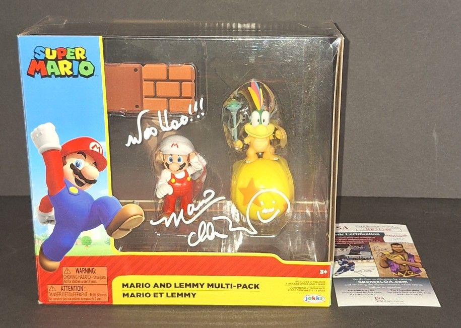 🔥Charles Martinet autographed action figure JSA COA🔥