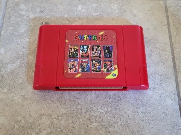 Super 64 340 in 1 N64 MultiCart Game Cartridge Nintendo 64 Homebrew Games