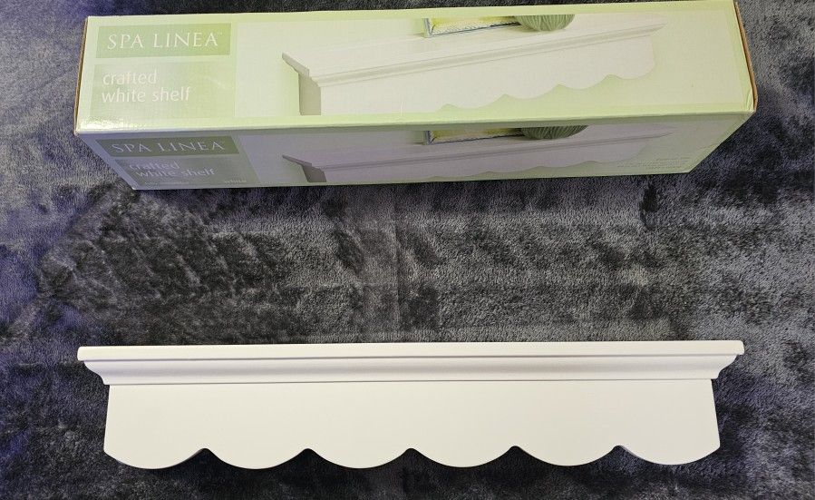 SPA LINEA CRAFTED WHITE SHELF