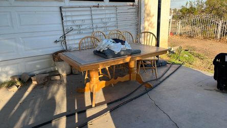 Dining table.