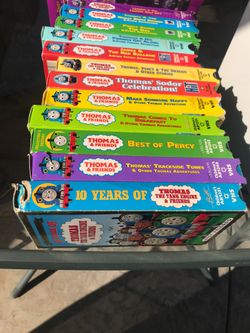 Thomas the Train VHS videos, total of 15. No delivery. Price firm. if Listed It’s Still Available