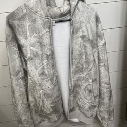 New Comfrt Oversized Camo Hoodie (Silver Birch) Size Medium