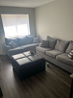 Couch and loveseat